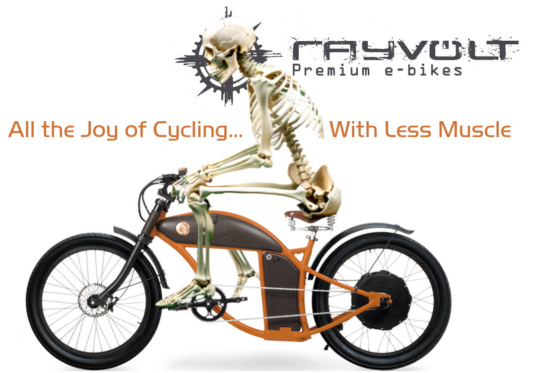 Photograph of Rayvolt e-Bikes, Yesterday's Style, Tomorrow's Technology, Today's Solution