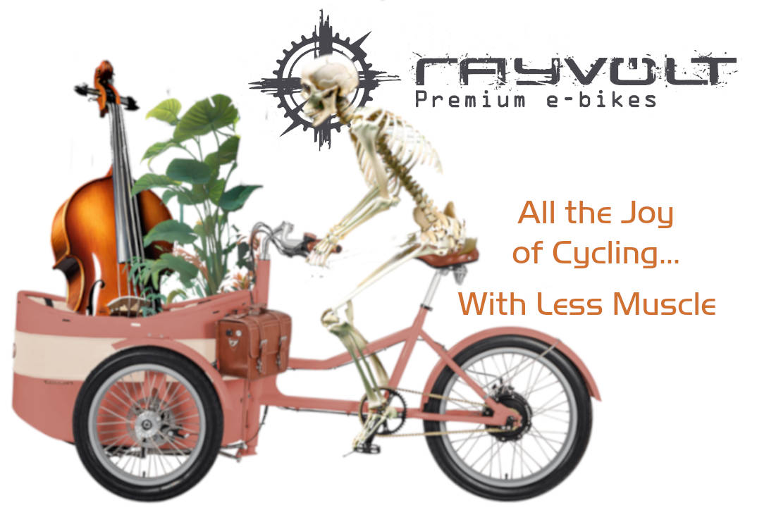 Photograph of Rayvolt e-Bikes, Yesterday's Style, Tomorrow's Technology, Today's Solution