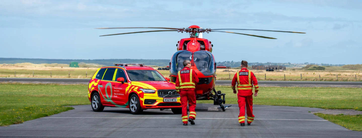 Photograph of Farkham Hall Stores Supports Wales Air Ambulance