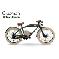 Ex-demo Bargain! Rayvolt Clubman Electric Cycle in British Green with High Capacity Battery